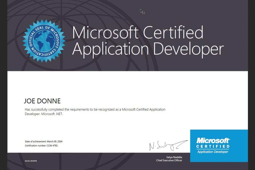microsoft app builder certification